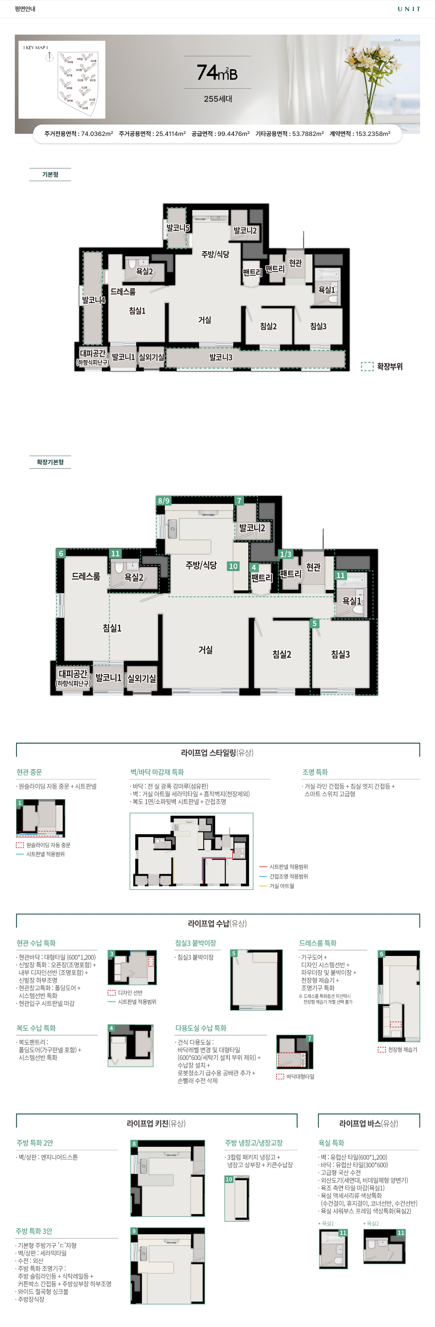 풍무역 푸르지오 더 마크 84㎡B 안내