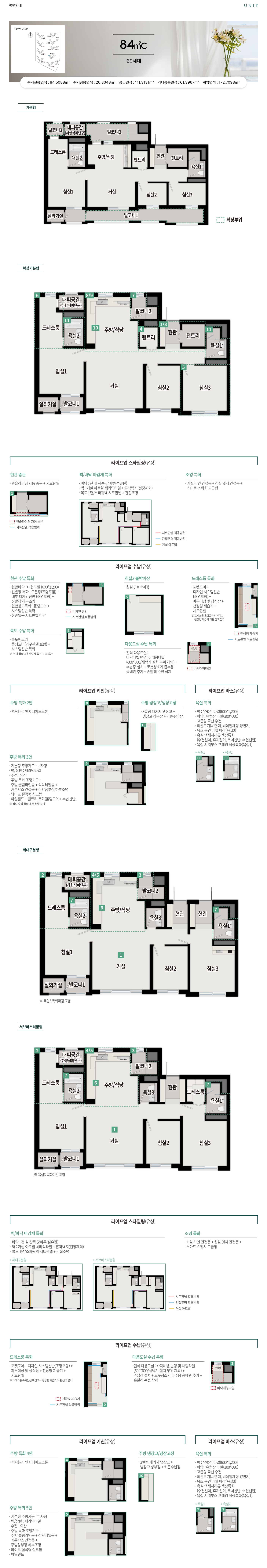 풍무역 푸르지오 더 마크 84㎡C 안내
